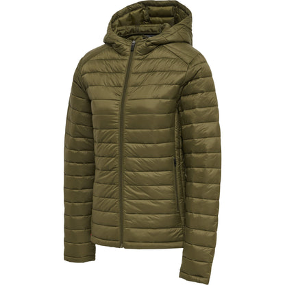 hmlRED QUILTED HOOD JACKET WOMAN