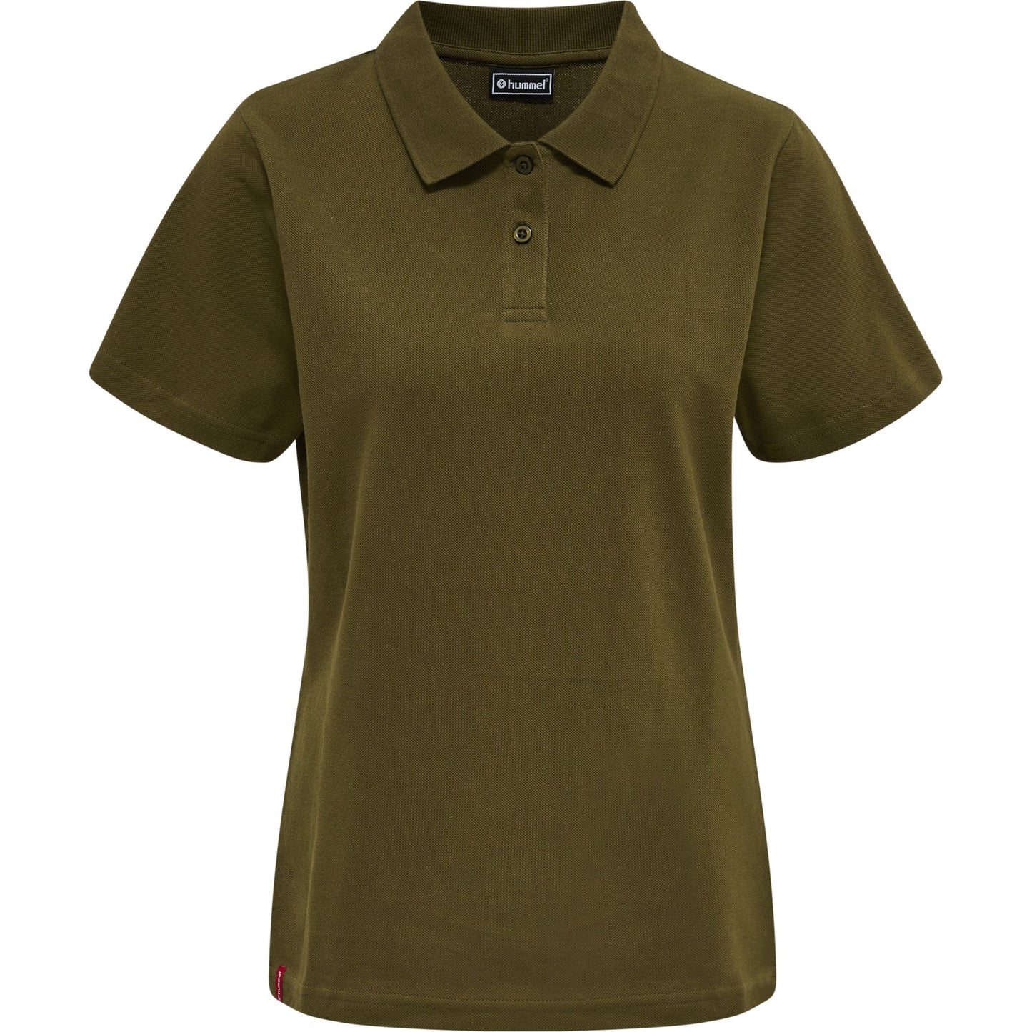 hmlRED STRETCH POLO WOMAN