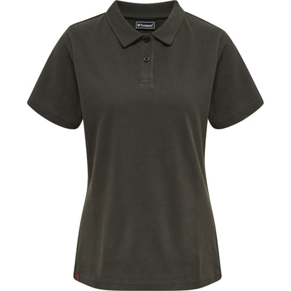 hmlRED STRETCH POLO WOMAN