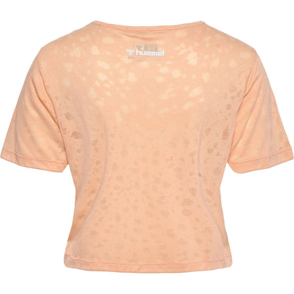 hmlMT IRIS BURNOUT CROP T-SHIRT