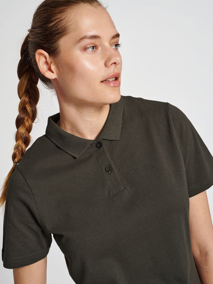 hmlRED CLASSIC POLO WOMAN
