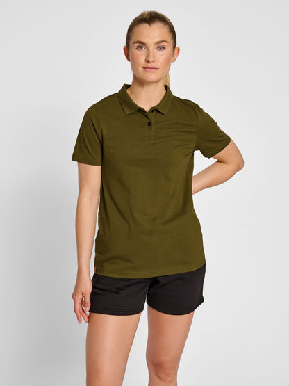 hmlRED CLASSIC POLO WOMAN