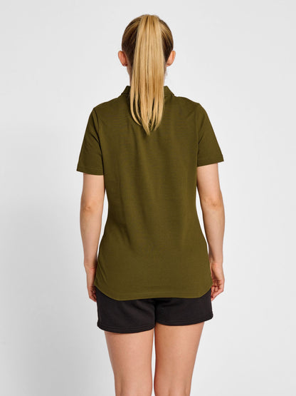 hmlRED CLASSIC POLO WOMAN