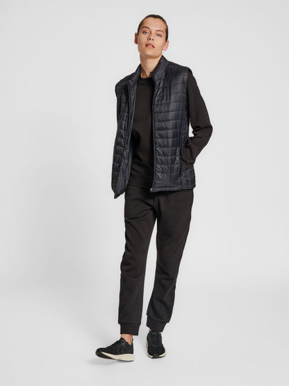 hmlRED QUILTED WAISTCOAT WOMAN