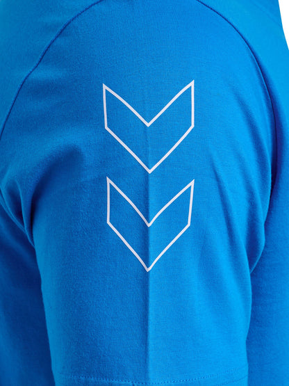 hmlELEMENTAL CHEVRON COTTON TEE