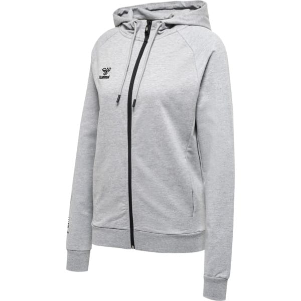 hmlMOVE GRID COT. ZIP HOODIE WOMAN