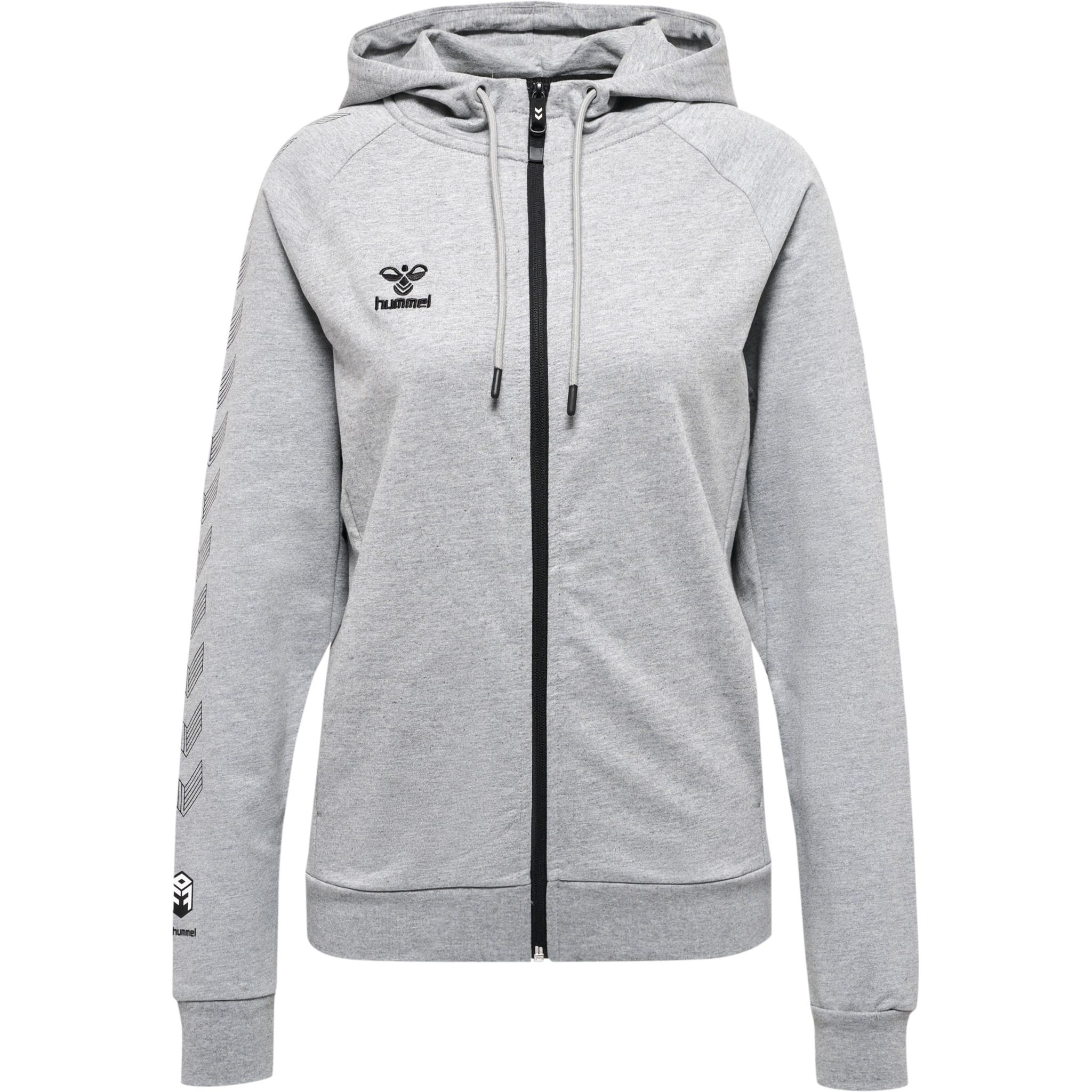 hmlMOVE GRID COT. ZIP HOODIE WOMAN