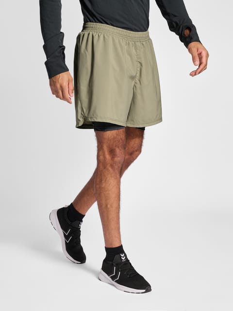 MEN 2-IN-1 RUNNING SHORTS