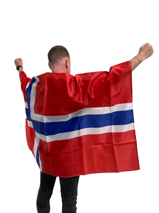 NORGE FLAGG / FLAGGKAPPE