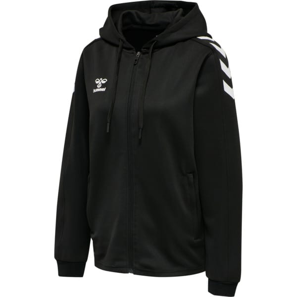 hmlCORE XK POLY ZIP HOOD SWEAT WOMA